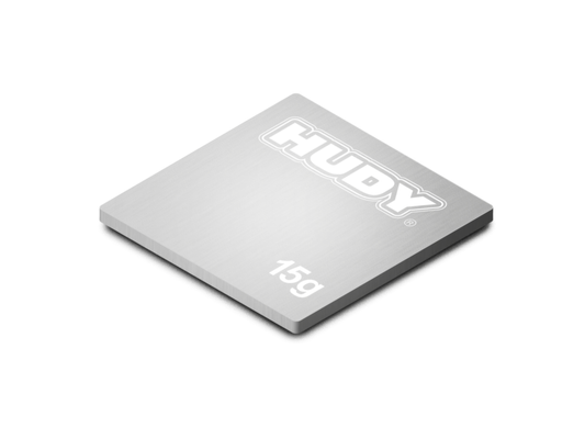 HUDY PURE TUNGSTEN WEIGHT THIN - RECEIVER - 24.5x24.5MM - 15g