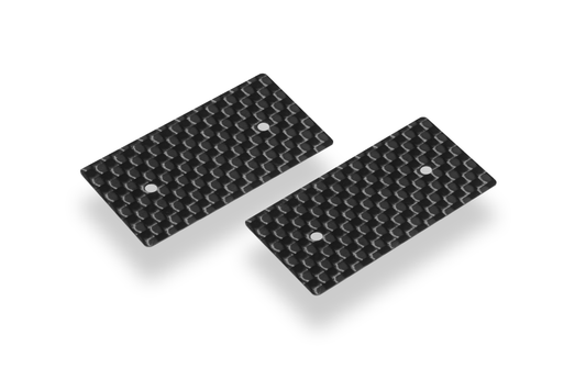 GRAPHITE REAR WING SIDE PLATE 0.5MM - 1/10 ELECTRIC (2)