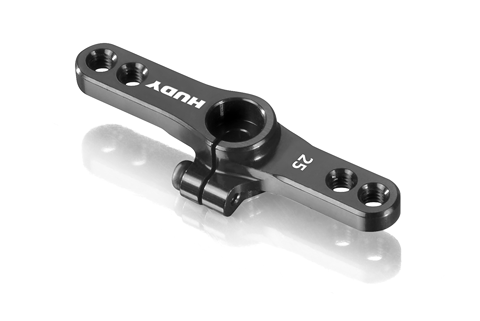 ALU CLAMP THROTTLE SERVO HORN - FUTABA, SAVÖX - OFFSET 2-HOLE M3 - 25T