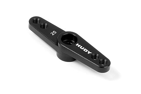 ALU THROTTLE SERVO HORN - FUTABA, SAVÖX - OFFSET 2-HOLE M3 - 25T - V2