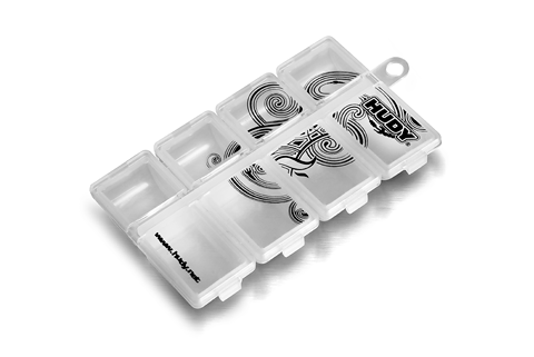 HUDY TINY ONE-PIECE HARDWARE BOX - 8-COMPARTMENTS