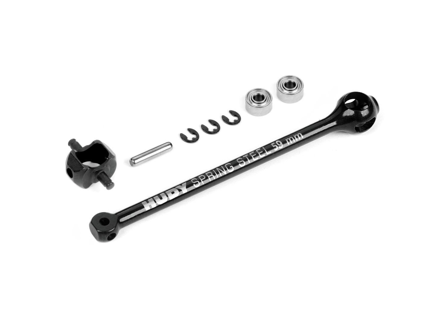 X4 ECS BB DRIVE SHAFT 59MM - HUDY SPRING STEEL™ - SET