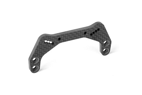 XB2'21 GRAPHITE SHOCK TOWER - 4-HOLES - FRONT - 3.5MM