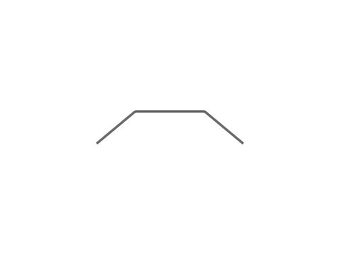XB2 ANTI-ROLL BAR FRONT FOR BRIDGE UPPER DECK - 0.8MM