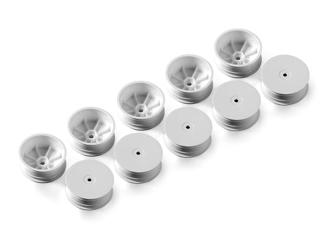 2WD FRONT WHEEL AERODISK WITH 12MM HEX - WHITE - HARD (10)