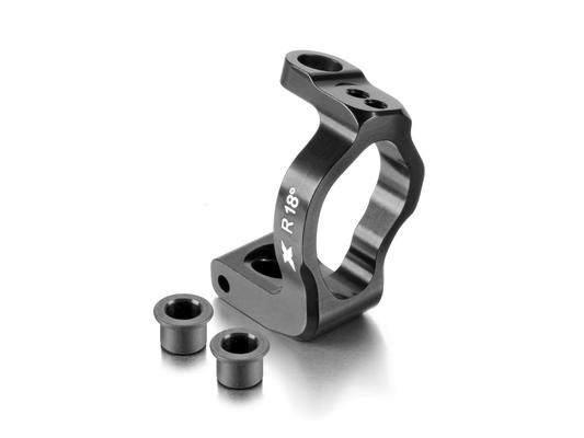 ALU CASTER BLOCK 18° RIGHT - SWISS 7075 T6