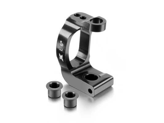 ALU CASTER BLOCK 6° LEFT - SWISS 7075 T6