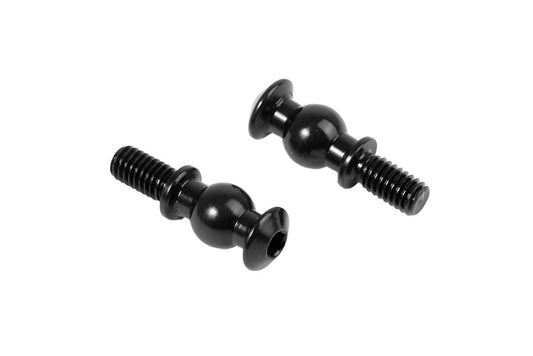 BALL STUD 6.8MM WITH BACKSTOP L=6MM - M3x11 - NICKEL COATED (2)