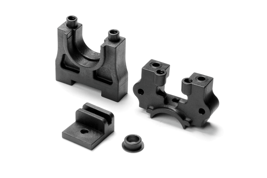CENTER DIFF MOUNTING PLATE SET - HIGHER - GRAPHITE
