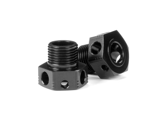ALU WHEEL AXLE OFFSET "+3MM" - LIGHTWEIGHT - BLACK COATED (2)