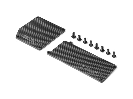 GRAPHITE BATTERY & RECEIVER COVER PLATE FOR HARD RADIO CASE