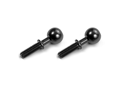 ALU PIVOT BALL 13.7MM WITH STEEL SCREW (2)