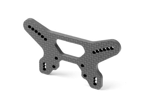 GRAPHITE SHOCK TOWER FOR HS BULKHEAD - FRONT - 3.5MM - WIDER