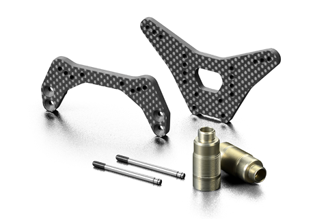 FRONT HARDENED SHOCK SHAFT 42MM (2)