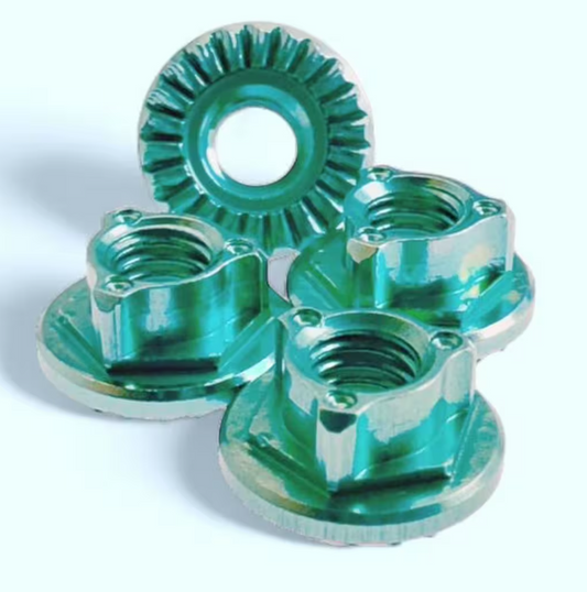 MR33 Aluminum Serrated Wheel Nut 4,0mm - Cayote (4)