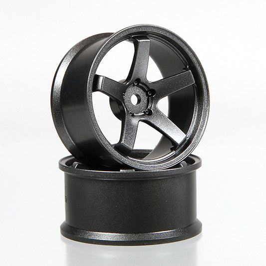 Shibata Shibawheel F23 OFF+5 (Titanium Silver) (2)