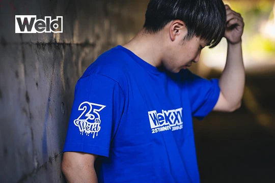 Overdose Weld 25TH Anniversary T-shirt (Blue/ L)