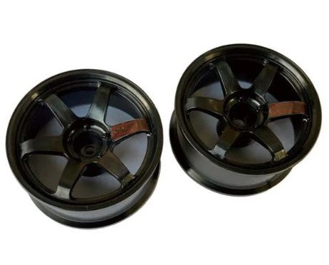 VOLK RACING 6mm-8mm BLACK HIGH TRACTION 1-10 DRIFT RIMS