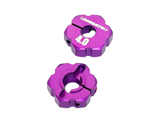Shibata GRK Racing Hub Clamp-Type 4mm (Purple)