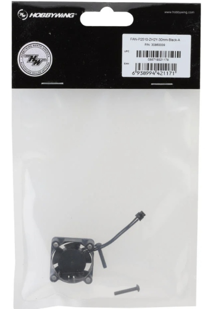 Hobbywing Fan P2510-ZH2Y-30mm Black