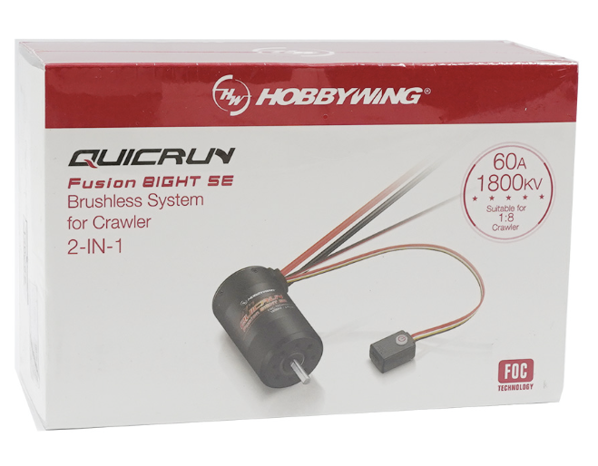 Hobbywing QUICRUN Fusion 8IGHT SE 1800KV Waterproof Sensored Brushless Motor