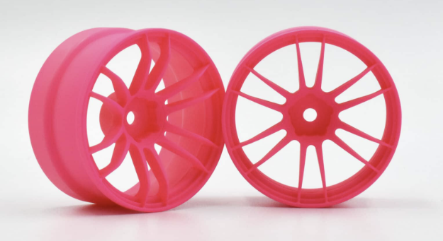 ReveD Competition Wheel UL12, Fluoroscent pink, Offset 6, Pack of 2