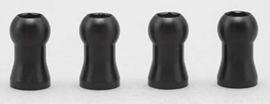 Yokomo Shock Mounting Ball (4pc) for Big Bore Shock (Black)
