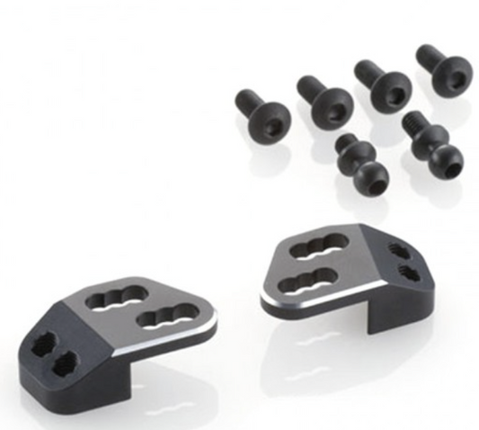 OVERDOSE TC Aluminum Rear Upper Arm Bracket (For GALM Series / Black)