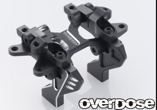 OVERDOSE Aluminum Front Bulkhead Type-3 (For GALM Series/Black)