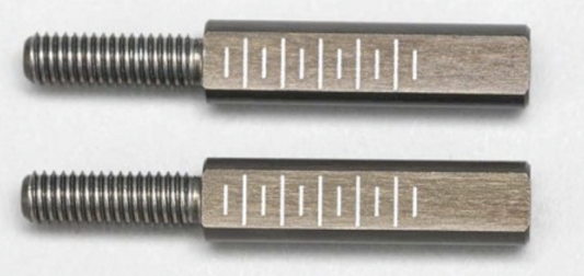 Yokomo Aluminum 4.5mm Rod End Adapter 17mm (2pcs)