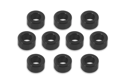 T-Works Aluminum 3mm Bore Washer 2mm ( Black ) 10 pcs.