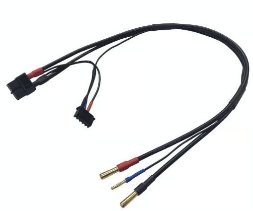 Topline Balanced Charging Cord (XT60↔4mm connector) 30cm