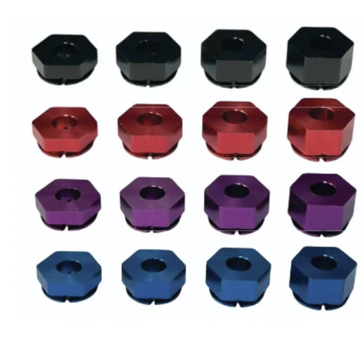 Topline ALUMINUM WHEEL HUB NEO BLACK（Thickness／4mm)