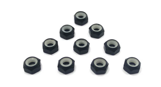 T-Works Alu Short Lock Nut (Black)