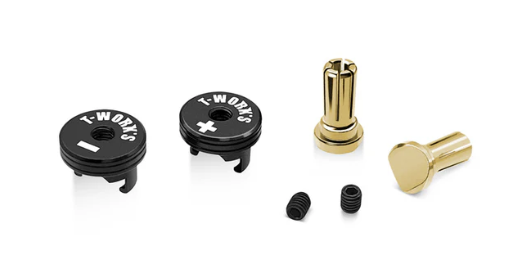 T-works Polarity Heatsink Connector 5mm (Black/Black)