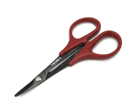 T-Works Black Titanium Nitride Lexan Curved Scissor