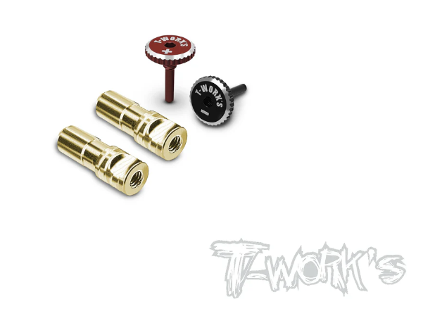 T-Works Quick Lock Battery Connecter 5mm (Red/Black)
