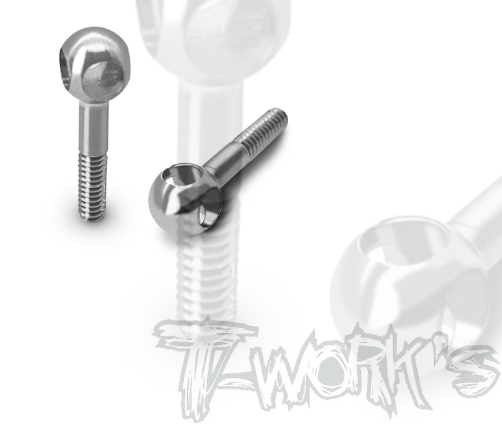 T-Works 64 Titanium Adjustable Body Shell Front End Downtravel Screw V2 (M3x14mm) 2 pc