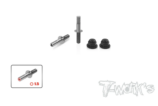 T-Works 64 Titanium Lower Shock Screw for 1/10 Off Road