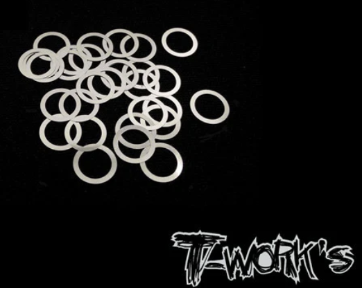 T-Works 6mm x 0.1mm Shim Washer 30pcs