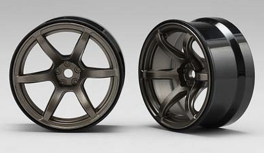 Yokomo Racing Performer High traction wheel (offset 6mm/Titanium color) for Drift