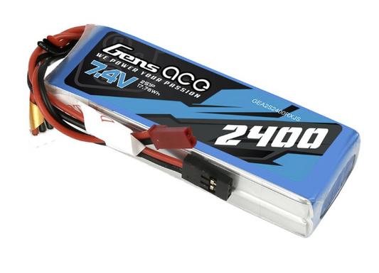 GensAce 2400mah 6.6v 2s1p Lipo battery