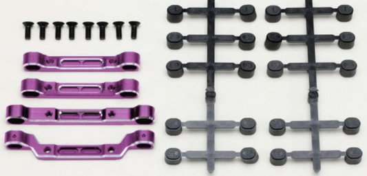 Yokomo Alum Adjustable Sus Mount Set Purple for RD2.0