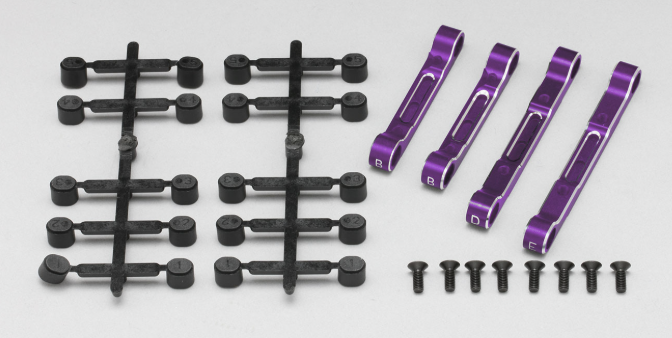 Yokomo Alum Adjustable Sus Mount Set Purple for RD/SD Series