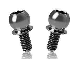 T-works 64 Titanium 5.8mm Shock End Ball With 6mm Screw