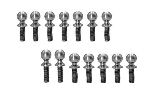 T-works 64 Titanium Ball End set ( For Yokomo YZ-2 CAL 3 )