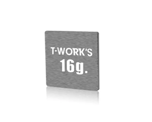 T-works Adhesive Type 16G Tungsten Balance Weight