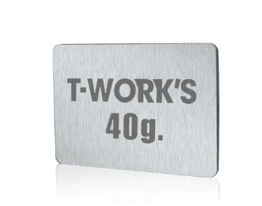 T-works Adhesive Type 40G Tungsten Balance Weight