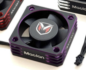 Maclan Hurricane V2 Aluminum Fan (Black/Purple)