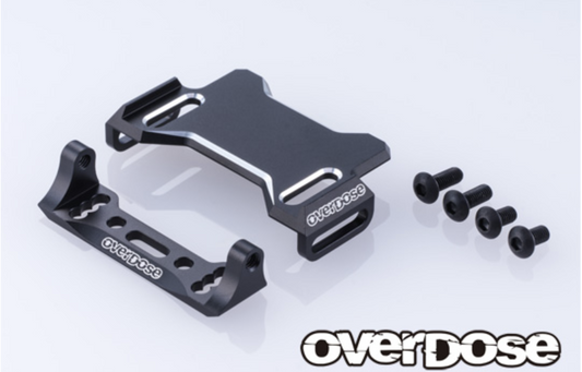 OVERDOSE JT Aluminum Rear ESC Mount Type-2 (For GALM Series/Black)